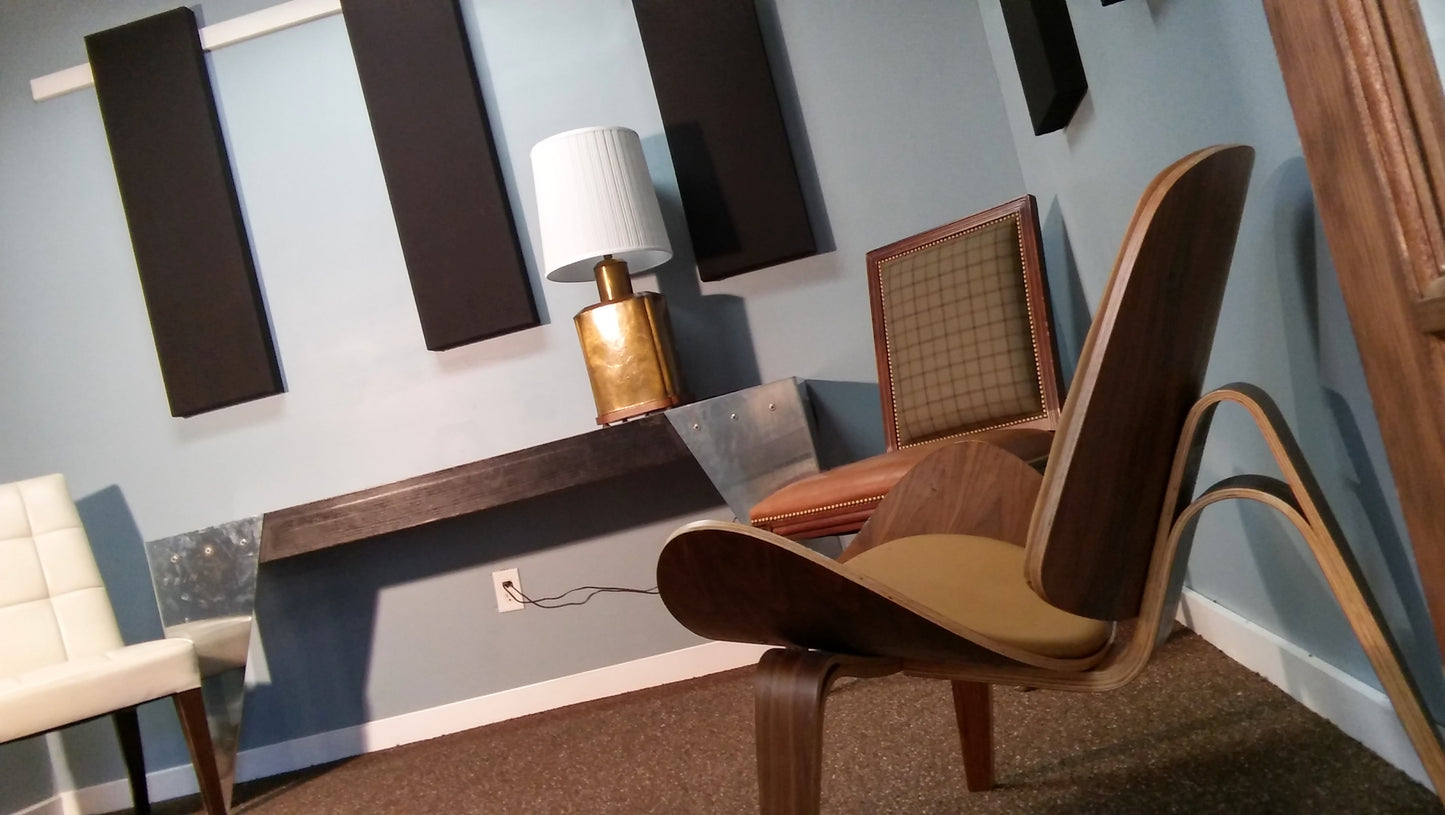 Acoustic Panels (Set of 4) Black - 4ftx1ftx2.5in