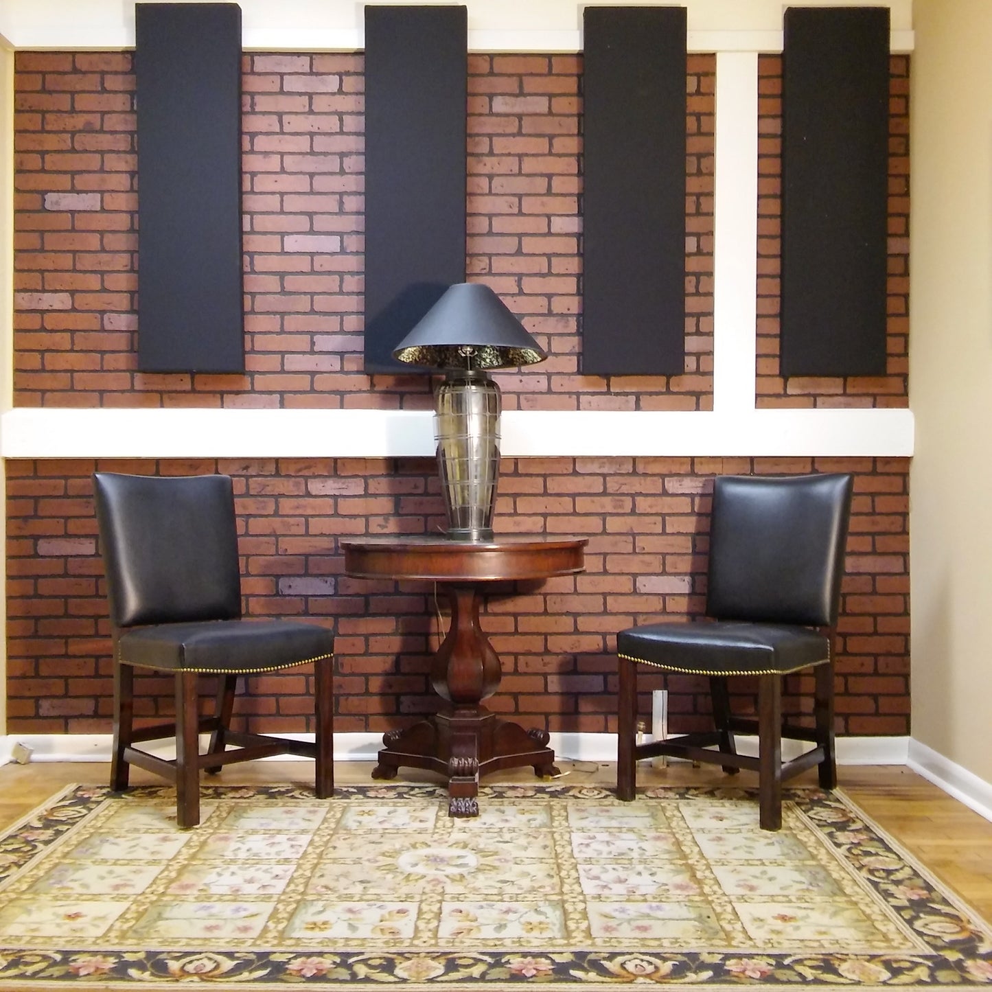 Acoustic Panels (Set of 4) Black - 4ftx1ftx2.5in