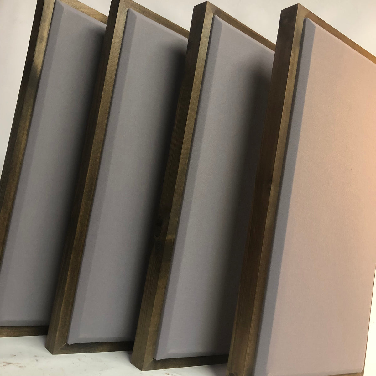 ACOUSTIC PANEL - STEEL GREY & SPECIAL WALNUT FRAMED