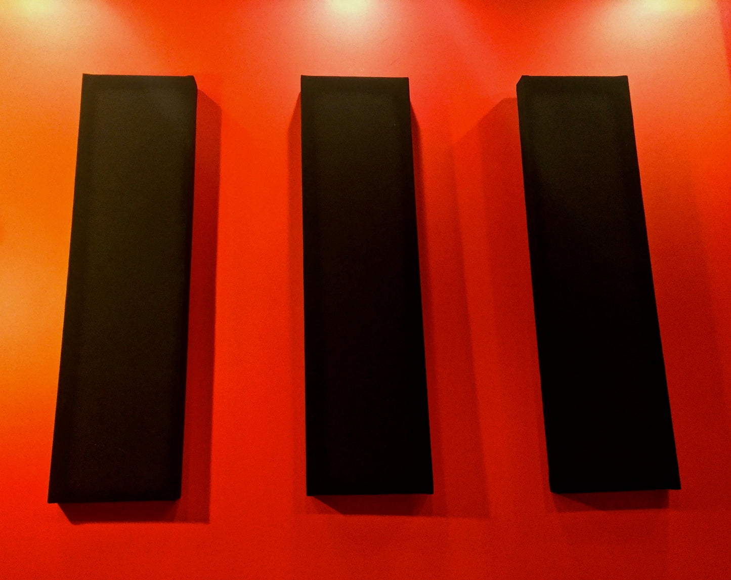 Acoustic Panels (Set of 4) Black - 4ftx1ftx2.5in
