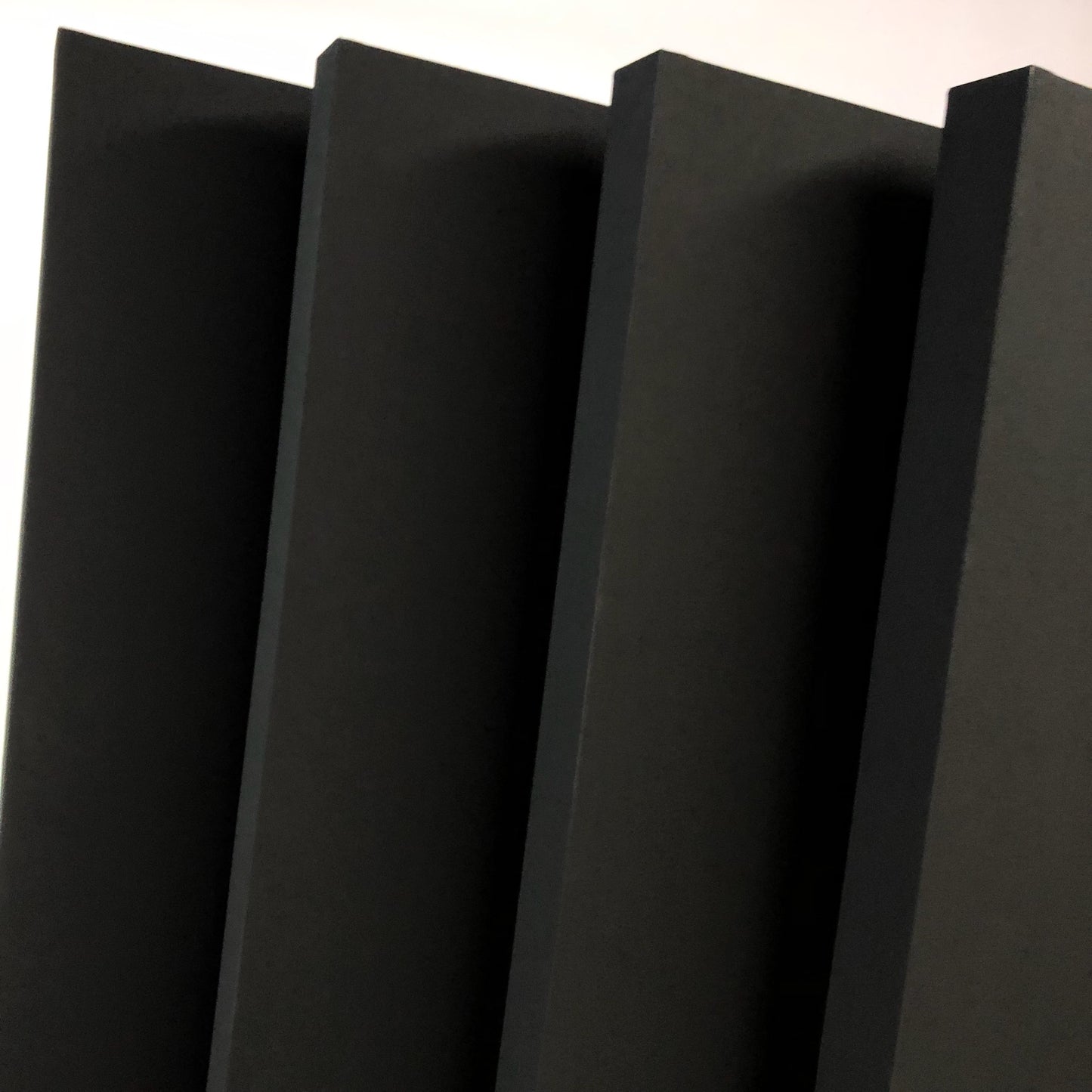 Acoustic Panels (Set of 4) Black - 4ftx1ftx2.5in