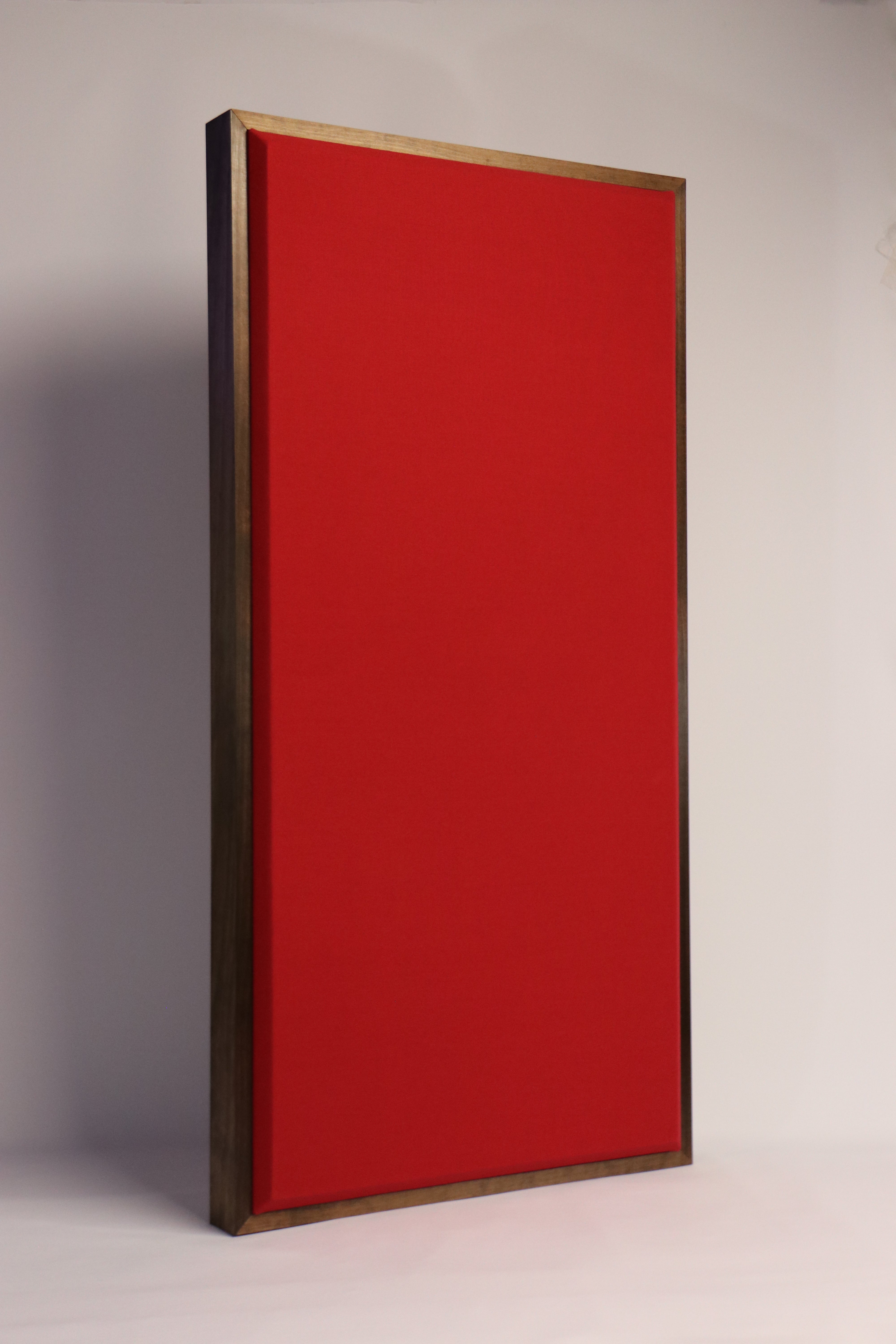 ACOUSTIC PANEL - COOL RED & RED MAHOGANY FRAMED – Next Generation Acoustics