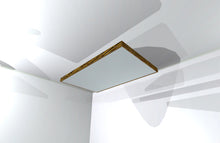 CEILING BAFFLE -  Aluminum & Special Walnut