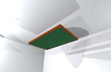 CEILING BAFFLE -  Hunter Green & Gunstock