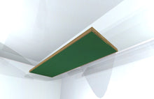 CEILING BAFFLE -  Hunter Green & Special Walnut