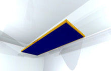 CEILING BAFFLE -  Navy Blue & Golden Pecan