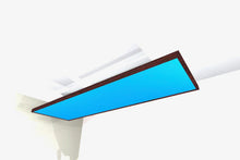 CEILING BAFFLE -  Sky Blue & Red Mahogany