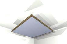 CEILING BAFFLE -  Aluminum & Special Walnut