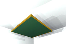 CEILING BAFFLE -  Hunter Green & Golden Pecan