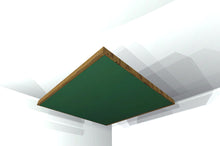 CEILING BAFFLE -  Hunter Green & Special Walnut