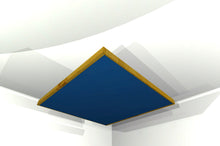 CEILING BAFFLE -  Navy Blue & Golden Pecan