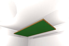 CEILING BAFFLE -  Hunter Green & Special Walnut