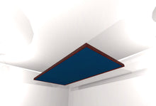 CEILING BAFFLE -  Navy Blue & Red Mahogany