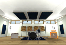 CEILING BAFFLE -  Black & Special Walnut